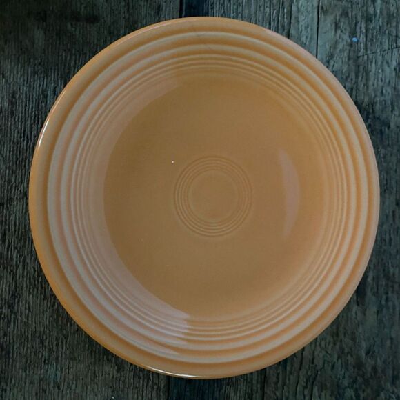 Fiestaware Retired Tangerine Classic Rim Salad Plates - Picture 1 of 2